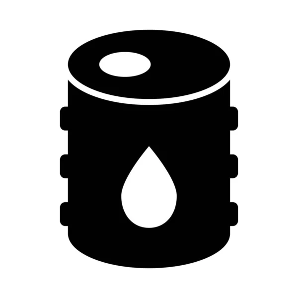 个人和商业用途的石油桶矢量冰柱图标 — 图库矢量图片