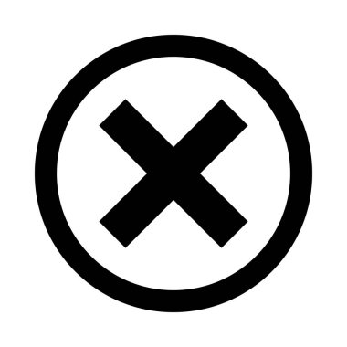 Kişisel ve ticari kullanım için Vektör Kabartma Simgesini Reddet