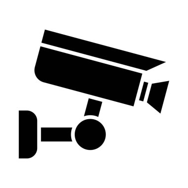 Kişisel ve ticari kullanım için CCCTV Vektör Glyph Simgesi