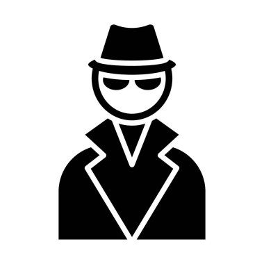 Kişisel ve Ticari Kullanım İçin Dolandırıcılık Vektörü Glyph Simgesi