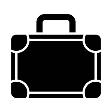 Kişisel ve Ticari Kullanım İçin Çanta Vektörü Glyph Simgesi