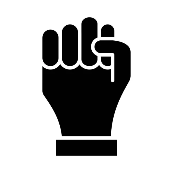 Protest Vector Glyph Icon Pentru Personal Comercial — Vector de stoc