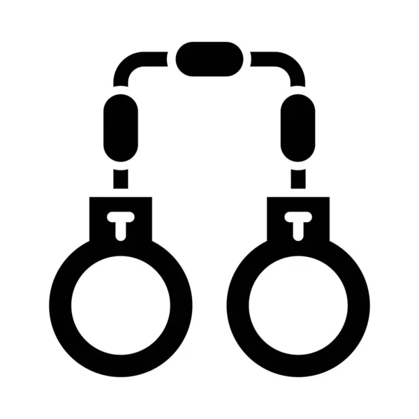 Esposas Vector Glyph Icon Para Uso Personal Comercial — Archivo Imágenes Vectoriales
