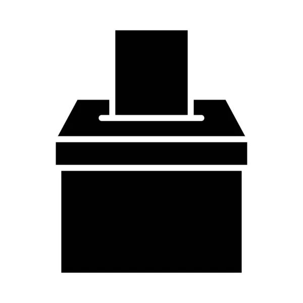 Vote Vector Glyph Icon Für Den Persönlichen Und Kommerziellen Gebrauch — Stockvektor