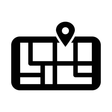 Kişisel ve ticari kullanım için GPS Vektör Kabartma Simgesi