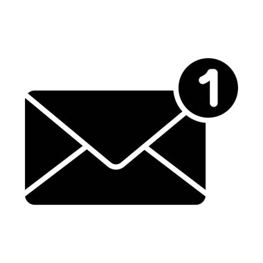 Kişisel ve Ticari Kullanım için İleti Vektörü Kabartma Simgesi