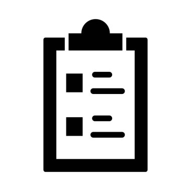 Kişisel ve ticari kullanım için Pano Vektörü Glyph Simgesi