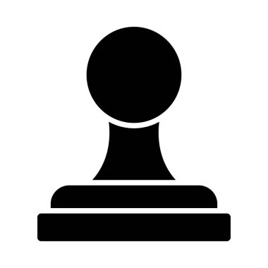 Kişisel ve ticari kullanım için Pul Vektörü Glyph Simgesi