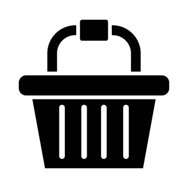 Kişisel ve ticari kullanım için Sepet Vektörü Kabartma Simgesi