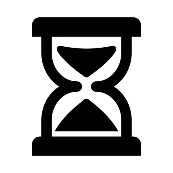 Hour Glypass Vector Glyph Icon Για Προσωπική Και Εμπορική Χρήση — Διανυσματικό Αρχείο