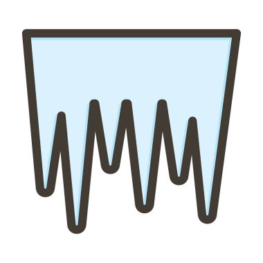 Icicles Kalın Çizgisi Kişisel ve Ticari Kullanım İçin Renklerle Dolu