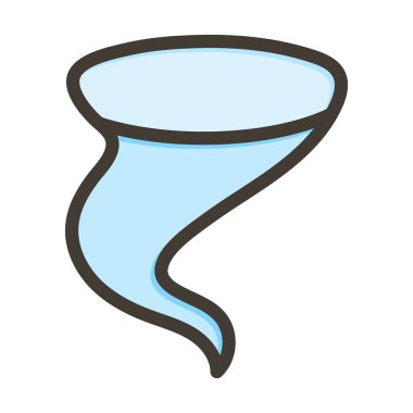 Tornado Kalın Çizgisi Kişisel ve Ticari Kullanım İçin Renklerle Dolu