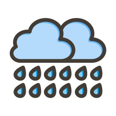 Şiddetli Yağmurlu Hat Kişisel ve Ticari Kullanım İçin Renklerle Dolu