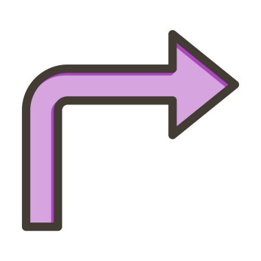 Kişisel ve ticari kullanım için renklerle dolu kalın çizgiden sağa dön