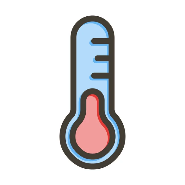Kalttemperatur Dick Line Gefüllte Farben Für Den Persönlichen Und Kommerziellen — Stockvektor
