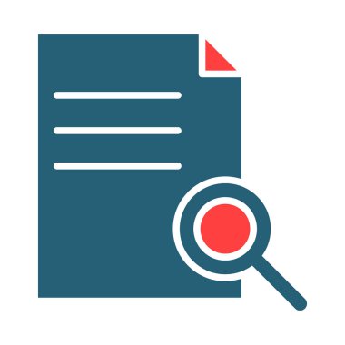 Research Vector Glyph Two Color Icon For Personal And Commercial Use