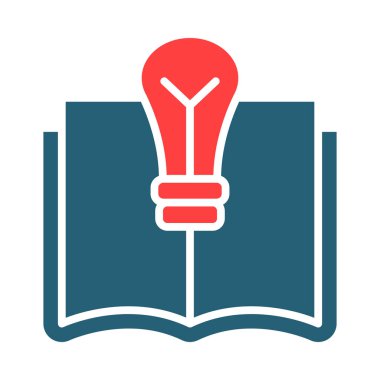 Knowledge Vector Glyph Two Color Icon For Personal And Commercial Use
