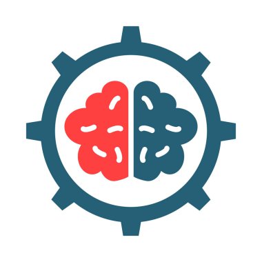 Stress Management Vector Glyph Two Color Icon For Personal And Commercial Use