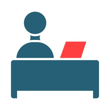 Human Resouces Vector Glyph Two Color Icon For Personal And Commercial Use