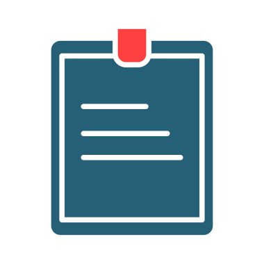 Job Description Vector Glyph Two Color Icon For Personal And Commercial Use