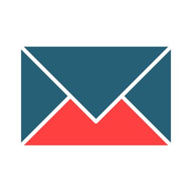 Email Vector Glyph Two Color Icon For Personal And Commercial Use