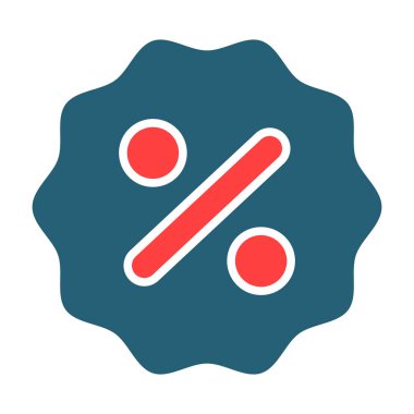Discount Vector Glyph Two Color Icon For Personal And Commercial Use
