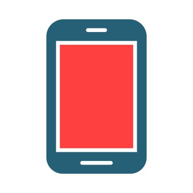 Smartphone Vector Glyph Two Color Icon For Personal And Commercial Use
