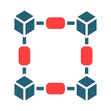 Kişisel ve Ticari Kullanım İçin İki Renk Simgesi Bloğu