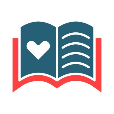 Kişisel ve Ticari Kullanım İçin Konuk Defteri Sembolü İki Renk Simgesi