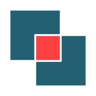 Kişisel ve ticari kullanım için iki renk simgesini birleştir