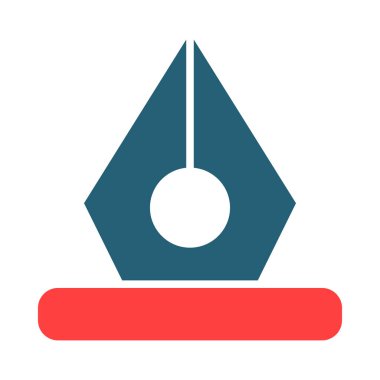 Kişisel ve ticari kullanım için Çapa Noktası Sembolü İki Renk Simgesi