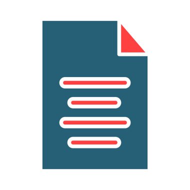 Kişisel ve ticari kullanım için Merkez Hizalama İki Renk Simgesi