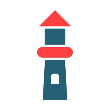 Kişisel ve ticari kullanım için Watchtower Glyph İki Renk Simgesi