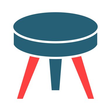 Kişisel ve ticari kullanım için dışkı sembolü iki renk simgesi