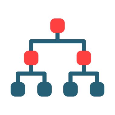 Kişisel ve ticari kullanım için Site Harita Kabartma İki Renk Simgesi
