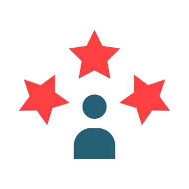 Kişisel ve Ticari Kullanım İçin Müşteri Denetimi Kabartma İki Renk Simgesi