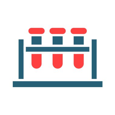 Kişisel ve ticari kullanım için Fizik Sembolü İki Renk Simgesi