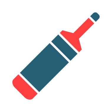 Kişisel ve Ticari Kullanım İçin Yarasa Sembolü İki Renk Simgesi