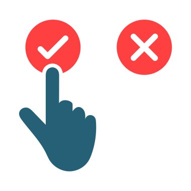 Kişisel ve ticari kullanım için 2 Renk Simgesi Oy Verin