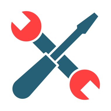 Kişisel ve ticari kullanım için İki Renk Simgesi Tamir Servisi