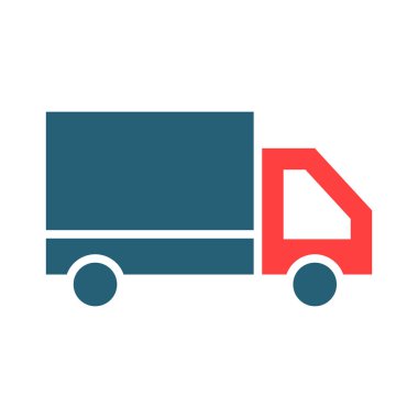 Kişisel ve Ticari Kullanım İçin Karavan İki Renk Simgesi