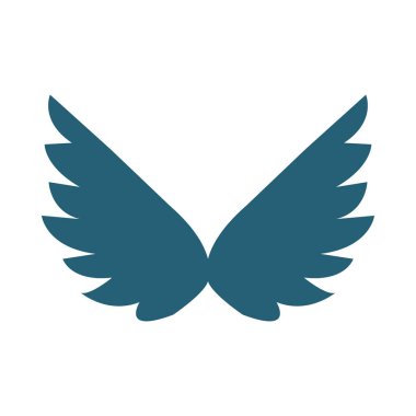 Kişisel ve ticari kullanım için Wings Glyph İki Renk Simgesi