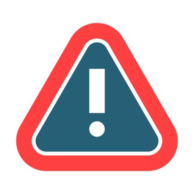 Kişisel ve ticari kullanım için Hata Mesajı Kabartması İki Renk Simgesi