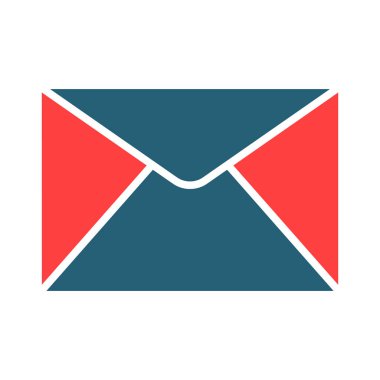 Kişisel ve ticari kullanım için Posta Kabartması İki Renk Simgesi