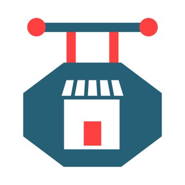 Kişisel ve ticari kullanım için İşaret İşareti 2 Renk Simgesi