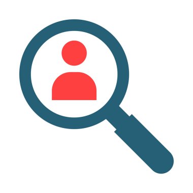 Kişisel ve Ticari Kullanım İçin Antropoloji Sembolü İki Renk Simgesi