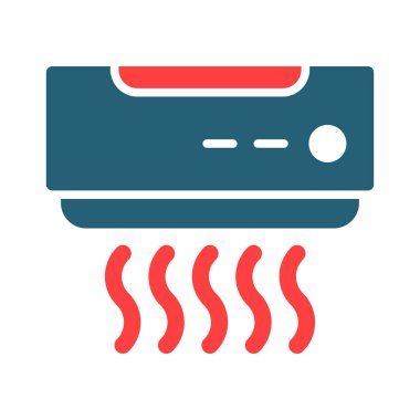 Kişisel ve ticari kullanım için Klima İki Renk Simgesi