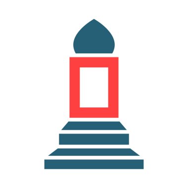 Kişisel ve ticari kullanım için Mimbar Glyph İki Renk Simgesi