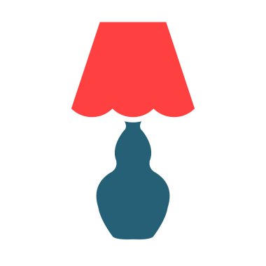 Kişisel ve Ticari Kullanım İçin Lamba Kabartma İki Renk Simgesi