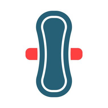 Kişisel ve ticari kullanım için Hijyenik Havlu Sembolü İki Renk Simgesi